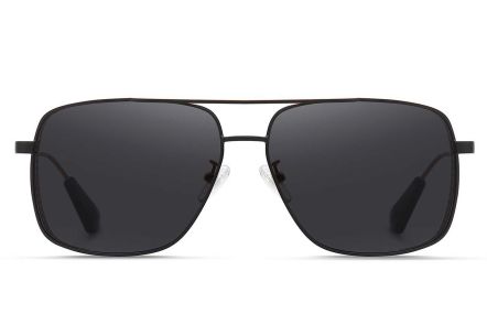 Rectangular Men’s Sunglasses – Bold Cutout Design